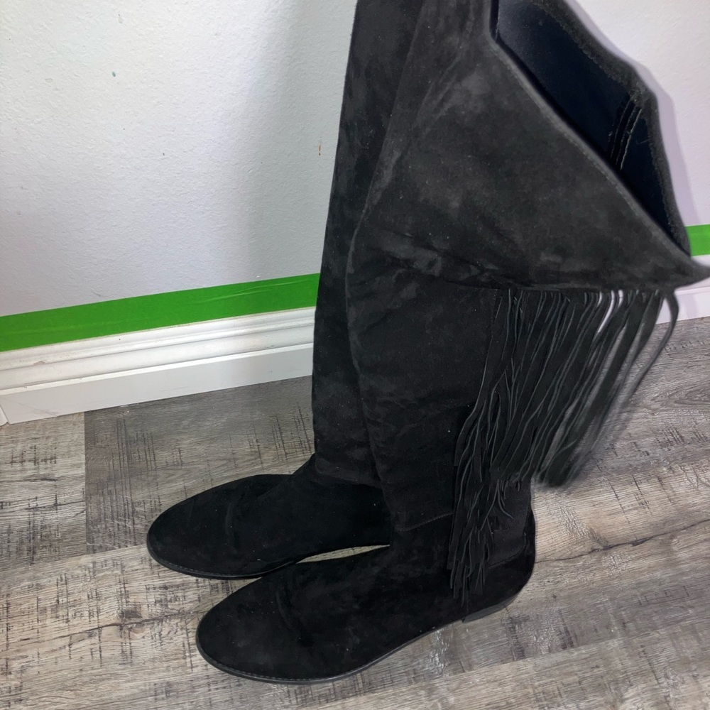 Stuart Weitzman Lowland Fringe Boots - image 3